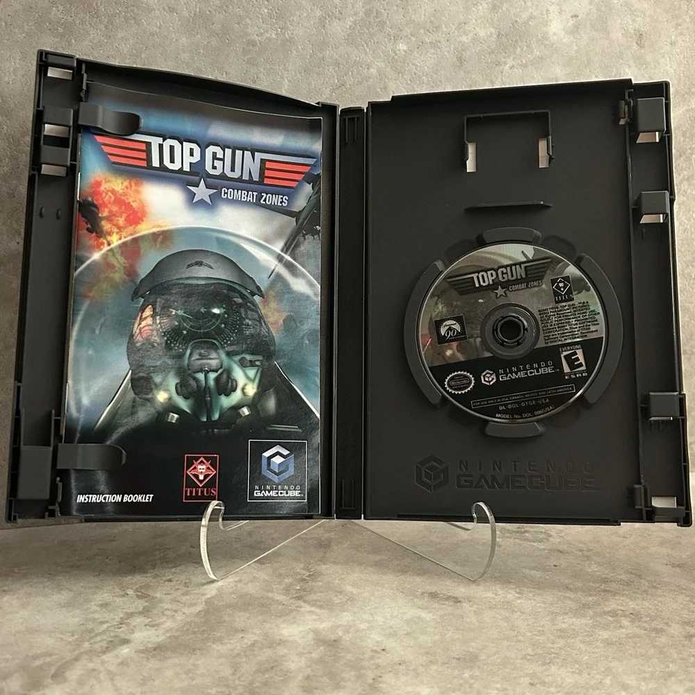 Top Gun: Combat Zones (Nintendo GameCube) CIB COMPLETE & TESTED